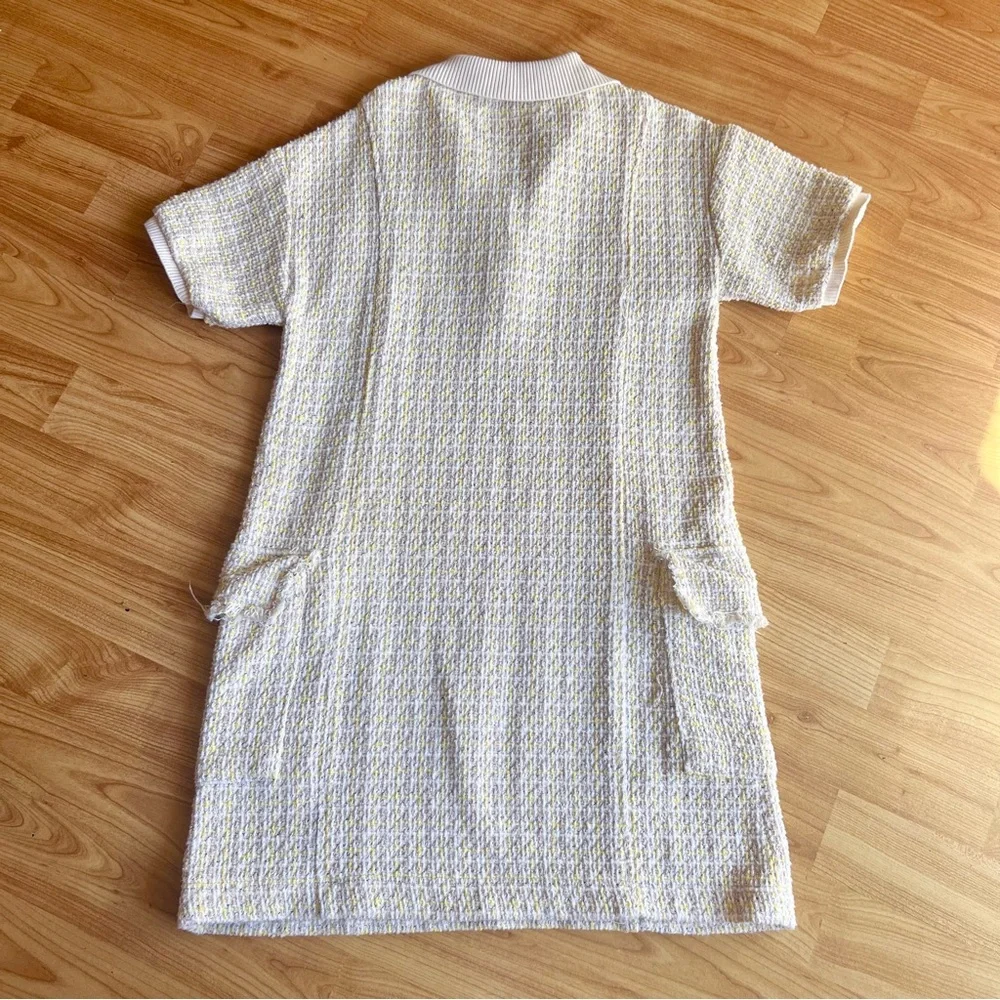 ZARA Girl Elegant Cream Polo Dress